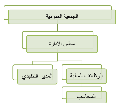 الهيكل التنظيمي للجمعية